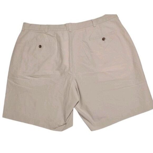 Vintage Brooks Brothers Beige Shorts Mens Size 42 Bermuda 100% Cotton Comfort - Picture 5 of 6